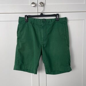 J Crew Men’s Green Shorts Size 33